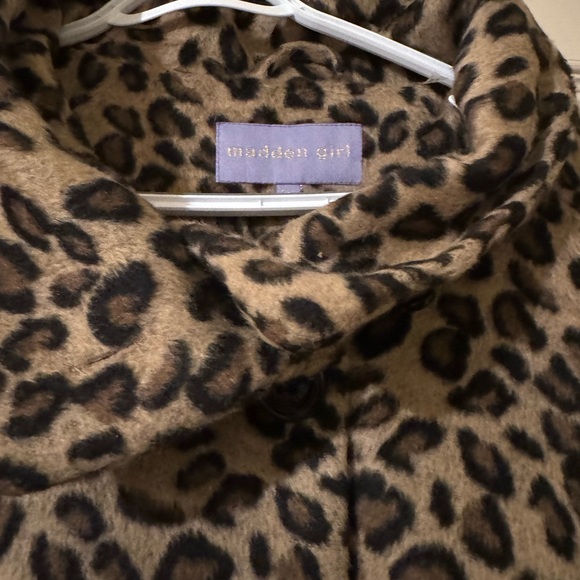 NWT Madden Girl Brown/Black Leopard Print Coat Size 3X - Picture 4 of 14